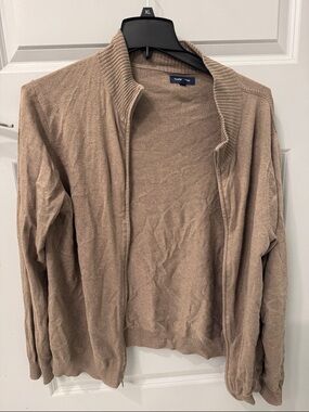 Croft & Barrow Men’s Large L Brown Cardigan Sweater
